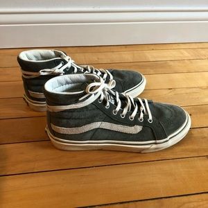 Vans Suede Green High Tops
